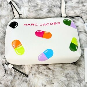 Marc Jacobs White Bag with Multicolor Capsule Design